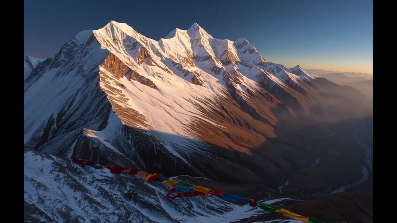 SACRED HIMALAYAN DAWN | 1-Hour Meditation for Awakening | Tibetan Flute & Wind