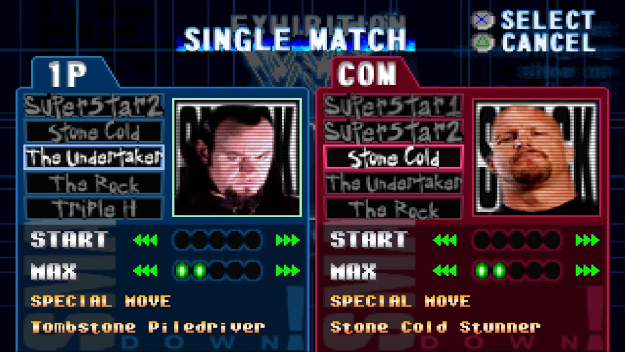 WWF SmackDown! All Characters [PS1]