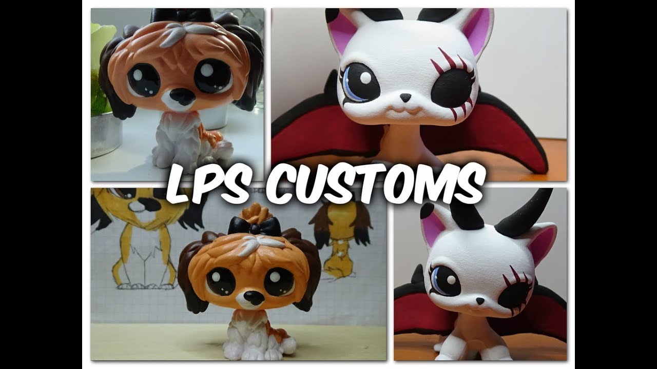 LPS Custom: Demon Cat & Shih Tzu ll Przerabianie LPS Dla Dorita & Kělly Art