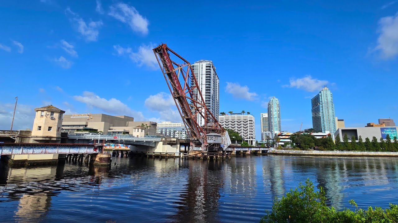 Exploring Tampa’s Historic Steel Railroad Bridge | Stunning Drone Footage DJI Mini 3 #videography 
