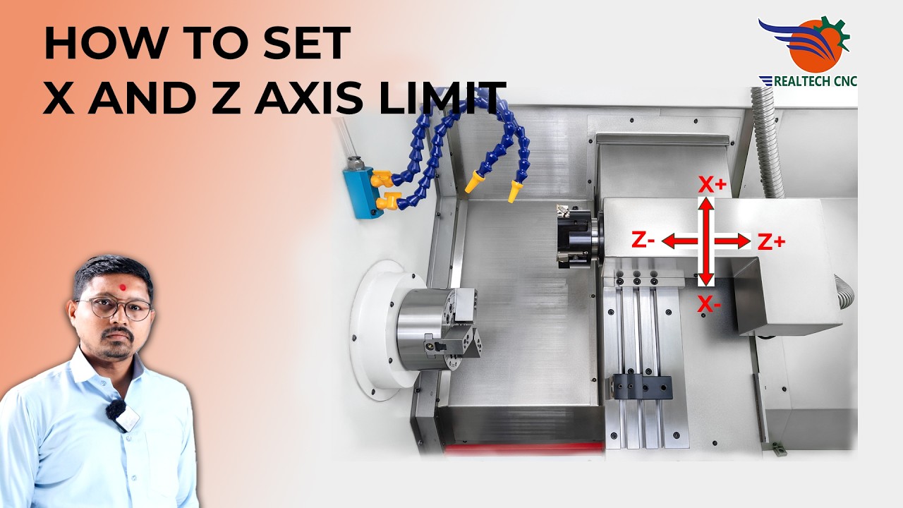HOW TO SET X AND Z AXIS LIMIT IN REALTECH CNC MACHINE || REALTECH CNC SERVICES || VD - 58