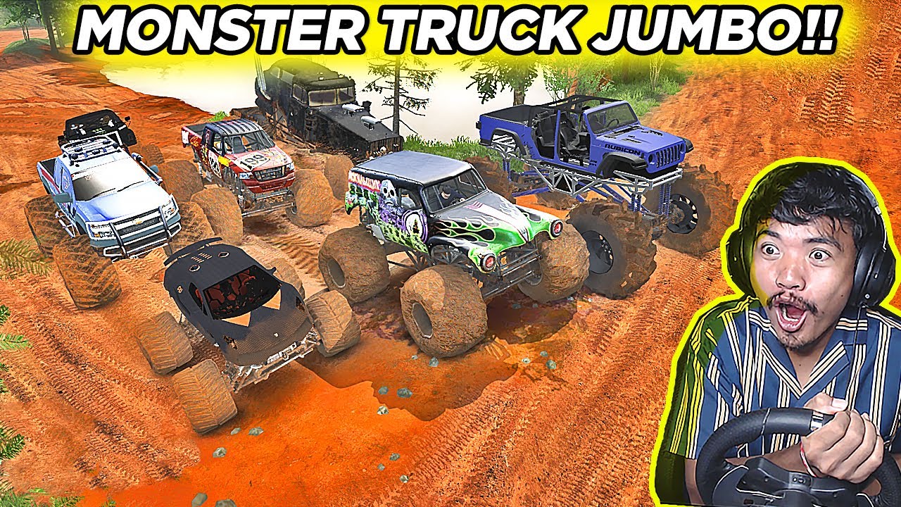 Challenges Monster Truck Jumbo Mana Favorit Kalian? - Spintires Mudrunner