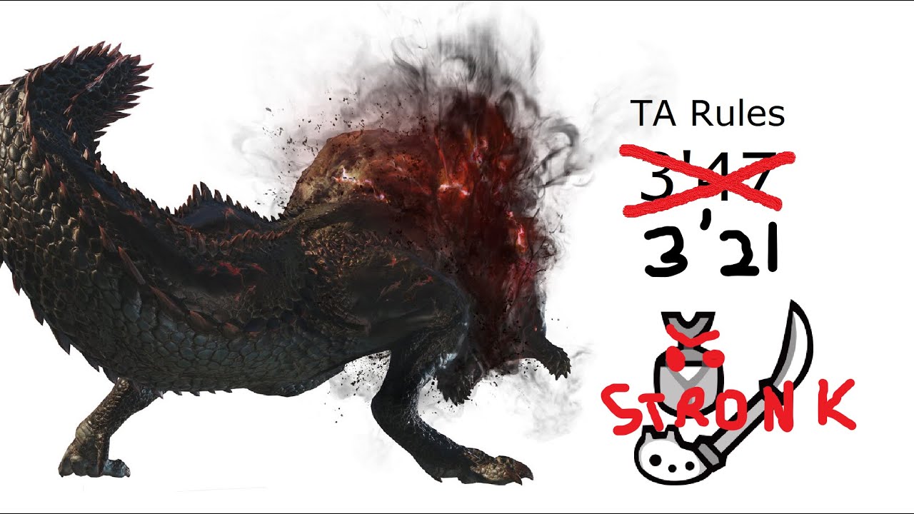 MHW Iceborne [PC] | MR5★ Savage Deviljho Solo 3'21 Insect Glaive (TA Rules)