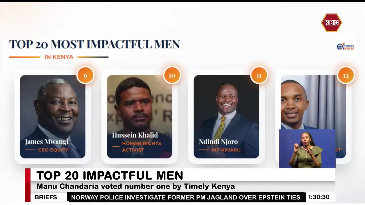 Businessman Manu Chandaria ranked as the most impactful man in Kenya