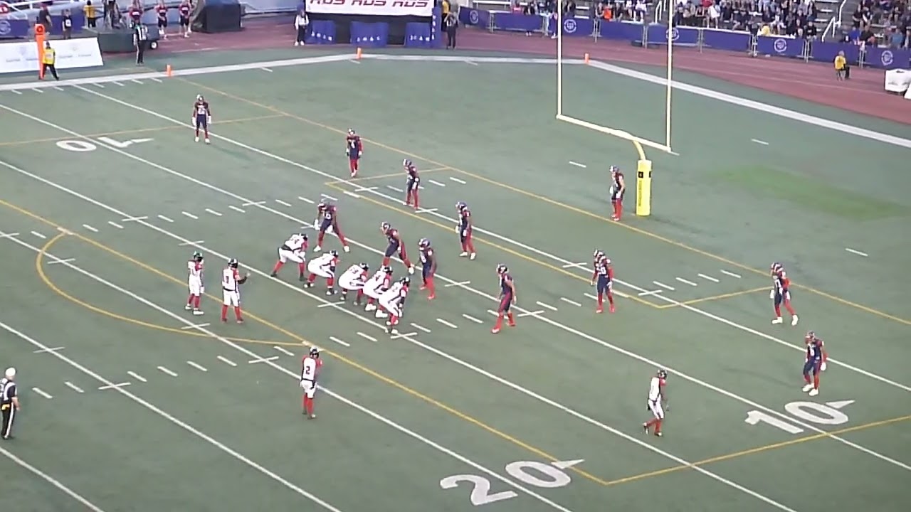 Montreal Alouettes DL Jamal Davis II sacks Ottawa Redblacks QB Nick Arbuckle 6/10/23