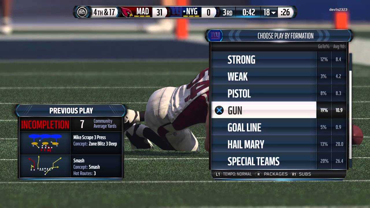 Madden NFL 16 nano blitz