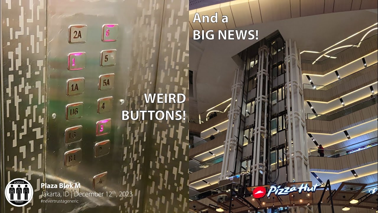 WEIRD BUTTONS, AND A (SAD) BIG NEWS! Updates to the Lifts / Elevators at Plaza Blok M, Jakarta