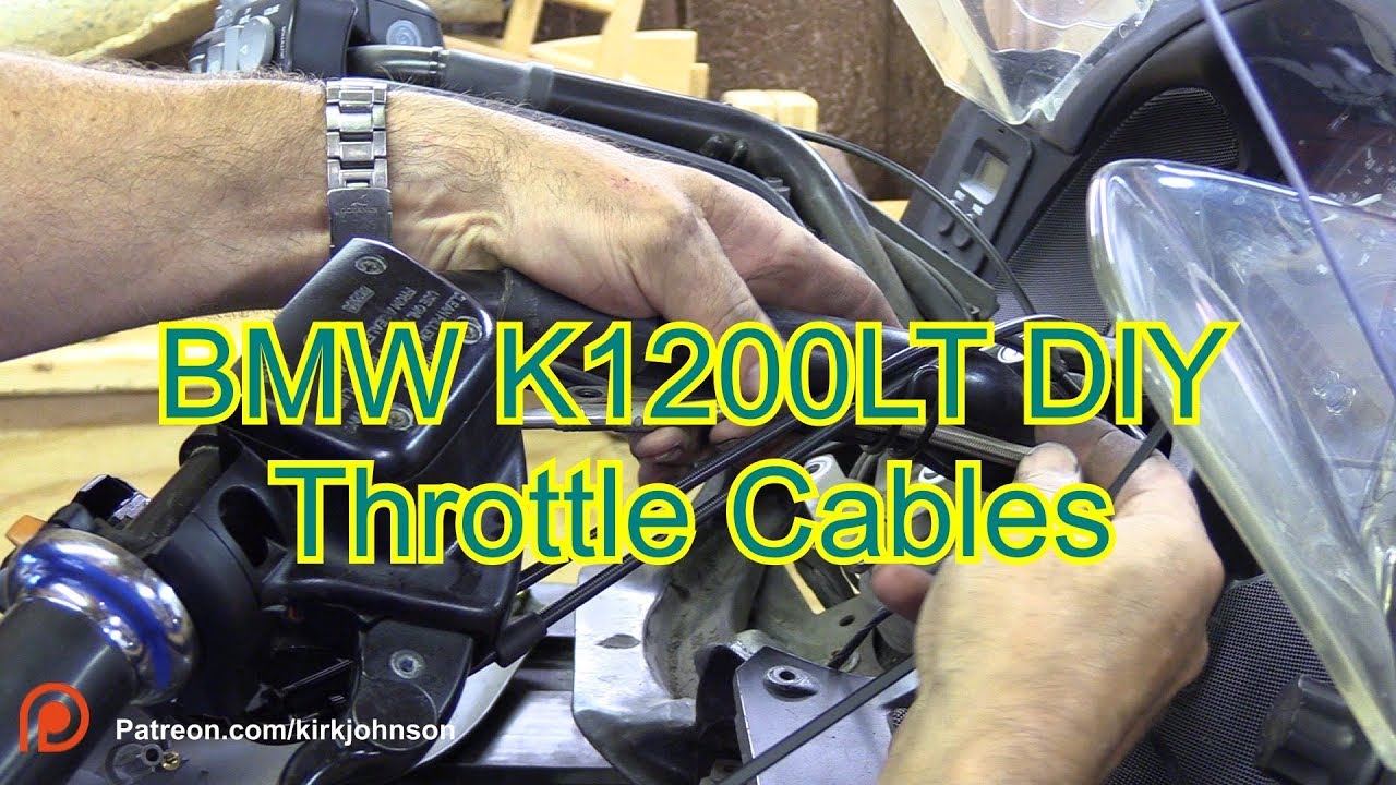 BMW K1200LT DIY Throttle Cables Replacement