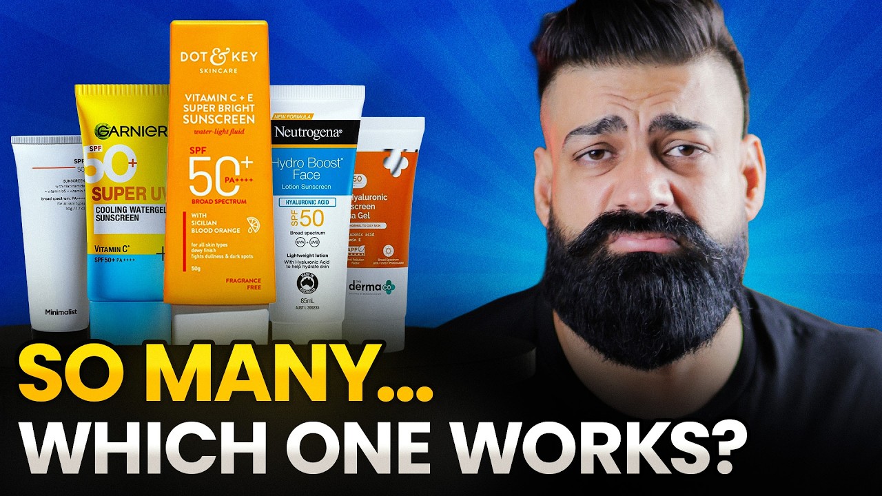 Don't Buy SUNSCREEN Before Watching This! | Best SUNSCREEN for MEN