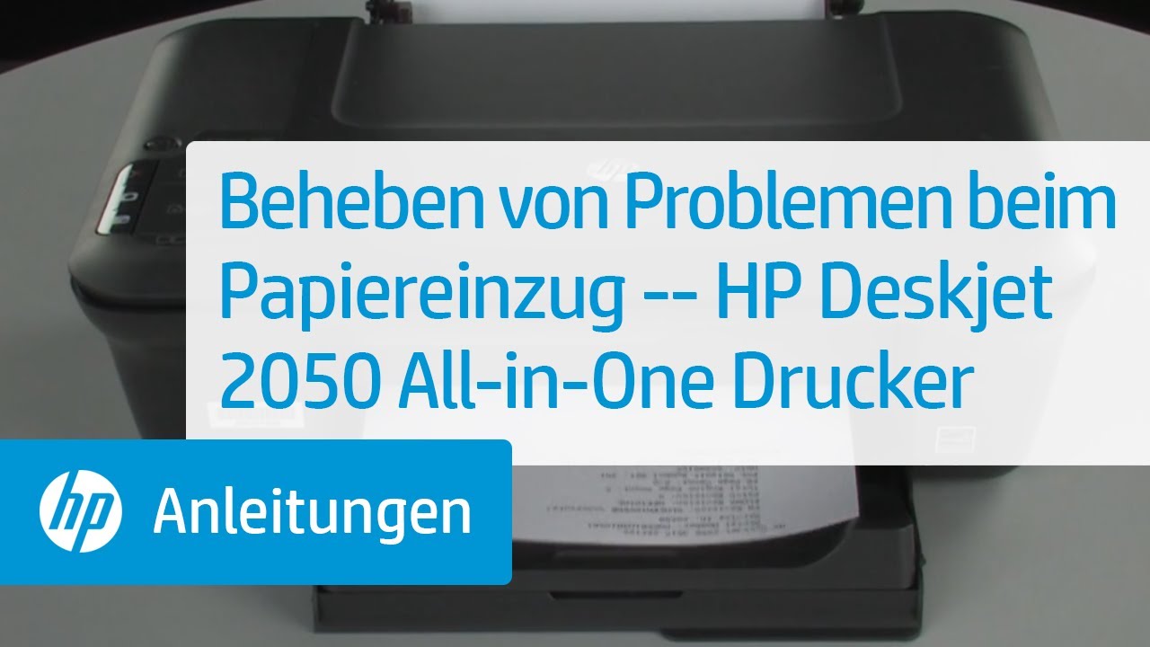 Beheben von Problemen beim Papiereinzug -- HP Deskjet 2050 All-in-One Drucker | HP Support
