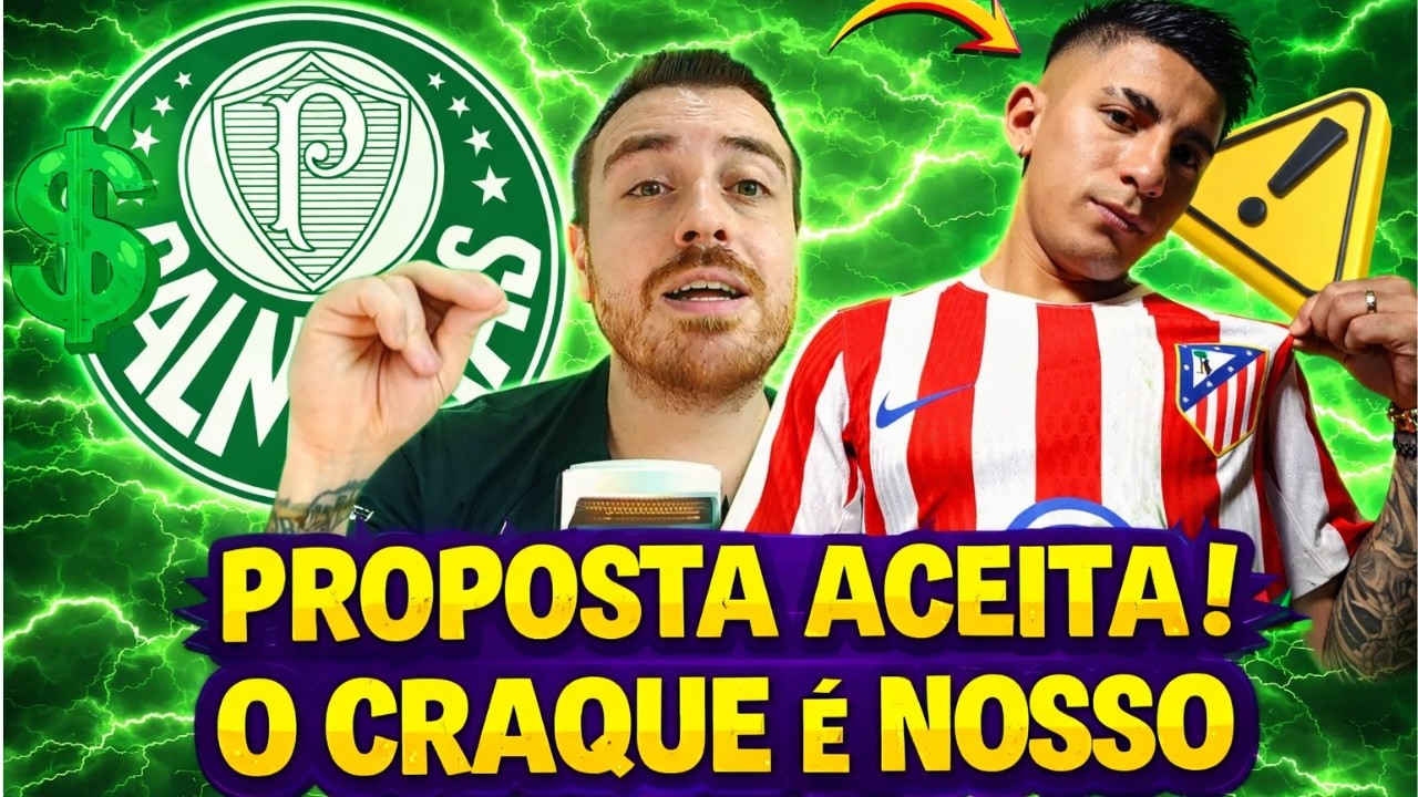 BOMBA NA TERÇA ! ATLÉTICO DE MADRID ACEITA PROPOSTA POR THIAGO ALMADA ! VEJA OS DETALHES AGORA !