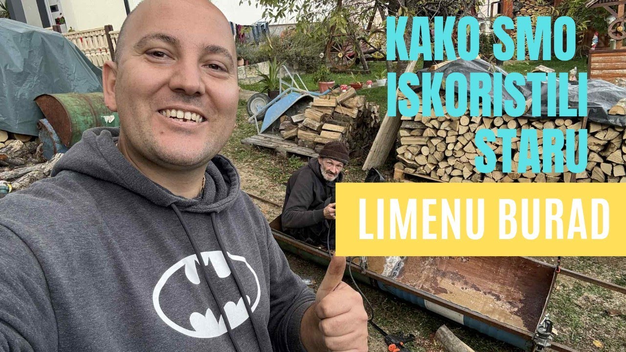 NAPRAVILI SMO LIMENU PEĆ I KORITO ZA ŠURENJE SVINJA OD STARIH LIMENIH BURADI