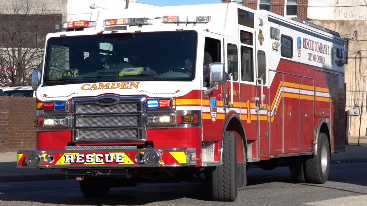 Camden Fire Department Rescue 1 Responding 2/10/25