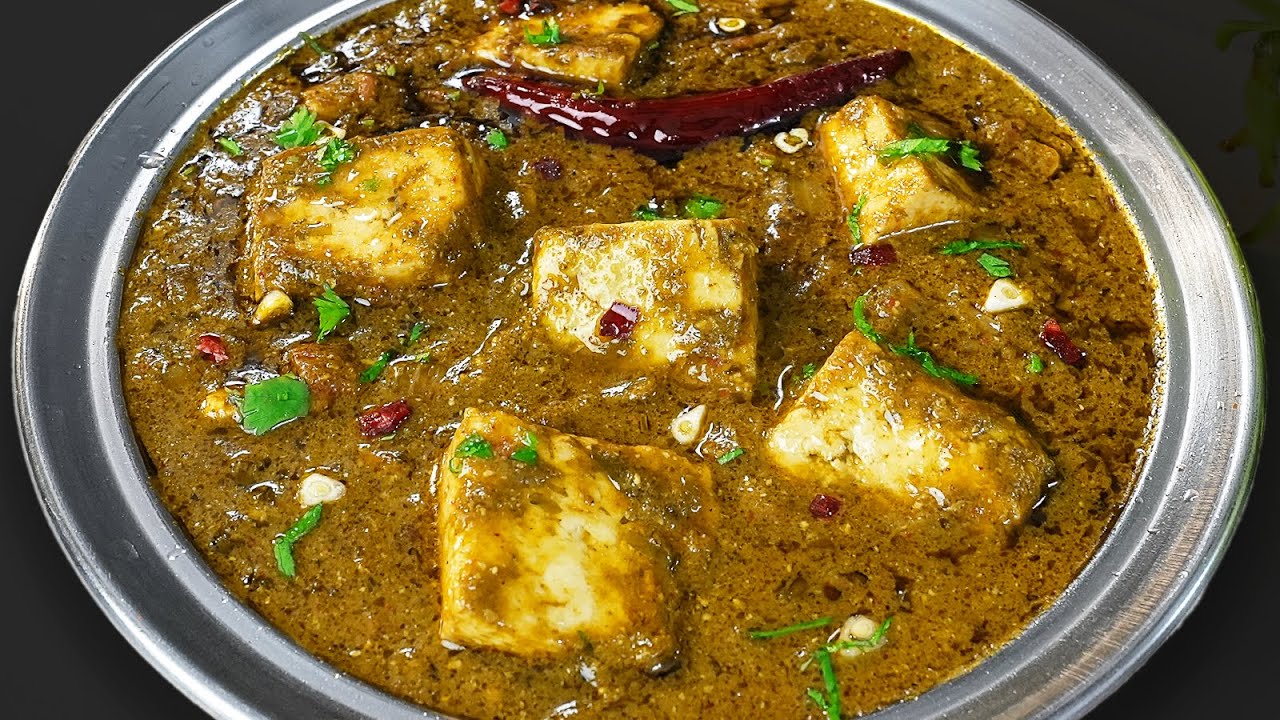 पालक पनीर ऐसे बनायेंगे तो सब तारीफ करेंगे।Bhuna Palak Paneer Recipe। Lasooni Palak Paneer