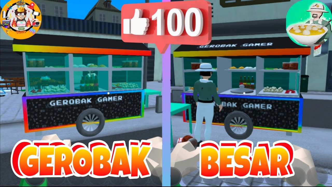 UPGARDE GEROBAK SAMPAI BEREVOLUSI! - Bakso Simulator Indonesia Part 41