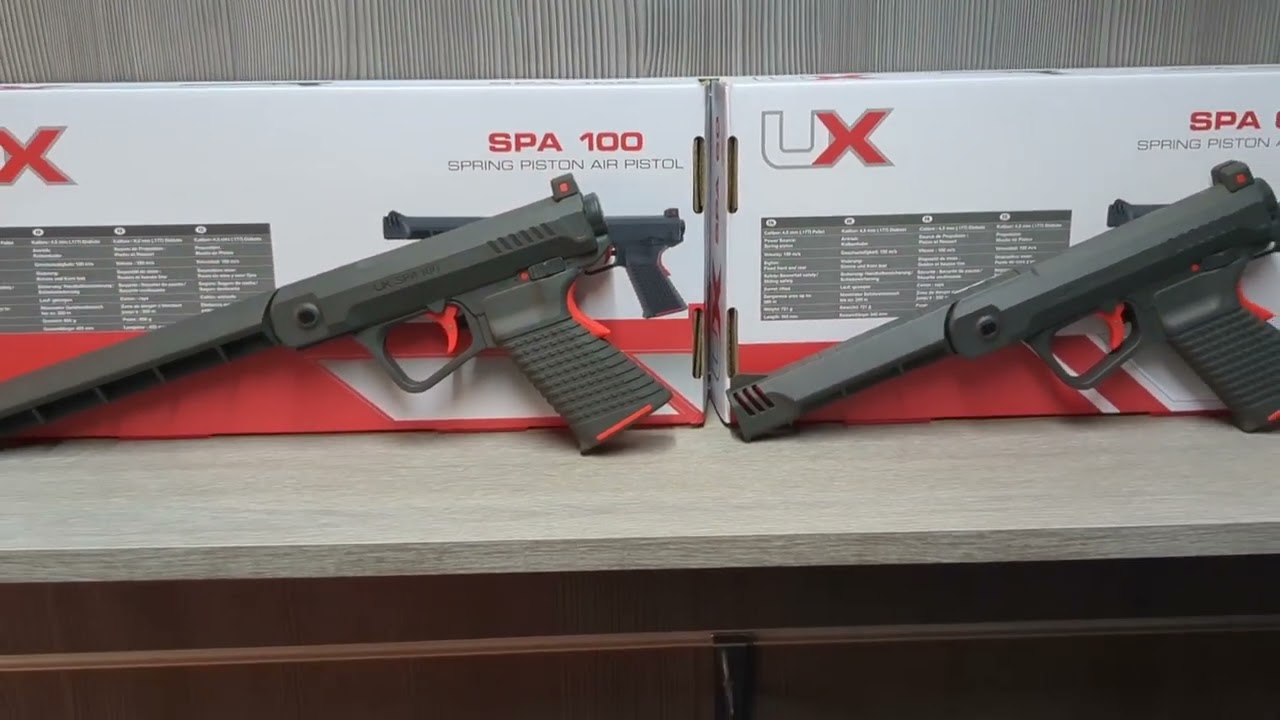 Profiles of the new UX SPA Pistols