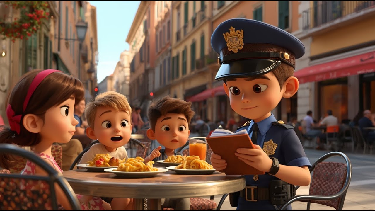 🚓🎵 Uno Due Tre Polizia! | Canzone Educativa per Bambini 👶🚦 Impariamo Giocando