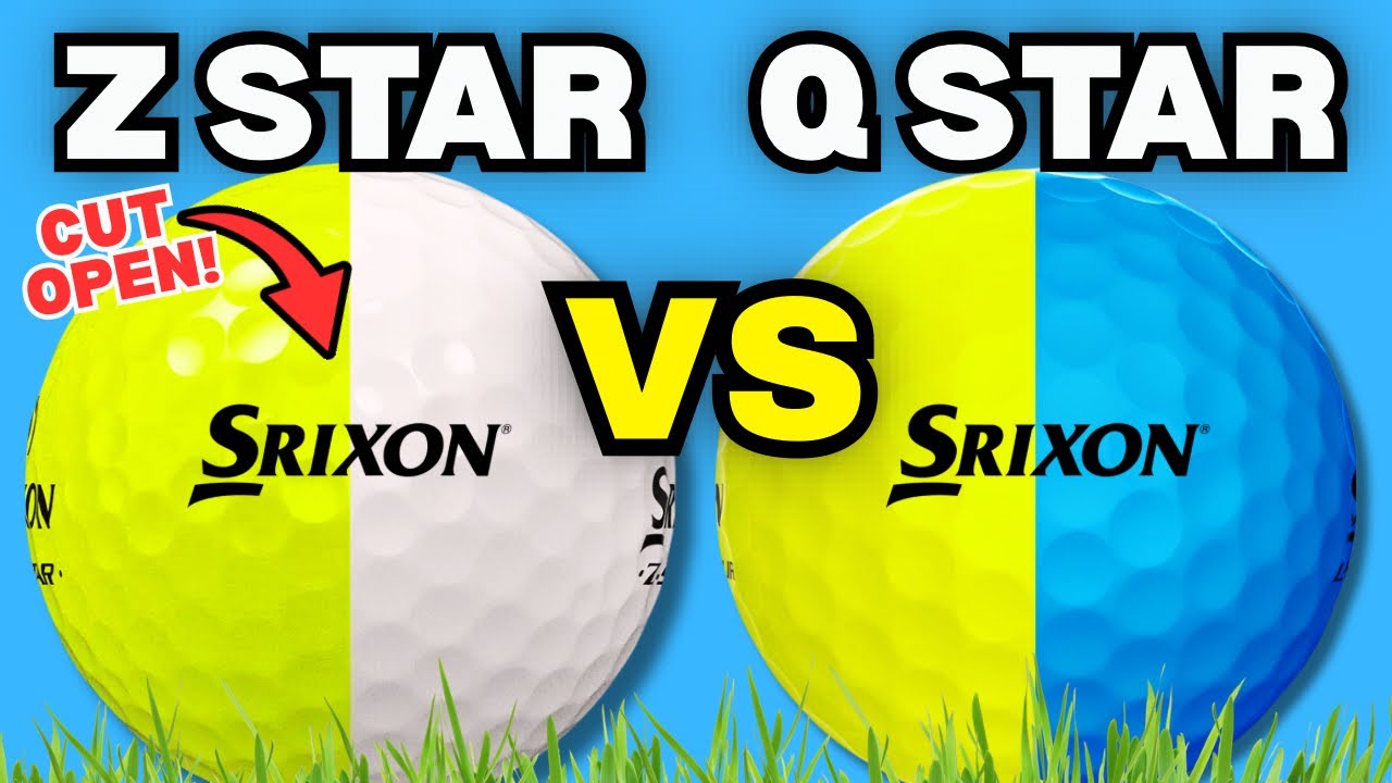 Cutting Open Srixon Z Star vs Q Star Divide Golf Balls! (What&rsquo;s Inside?) 🏌️&zwj;♂️