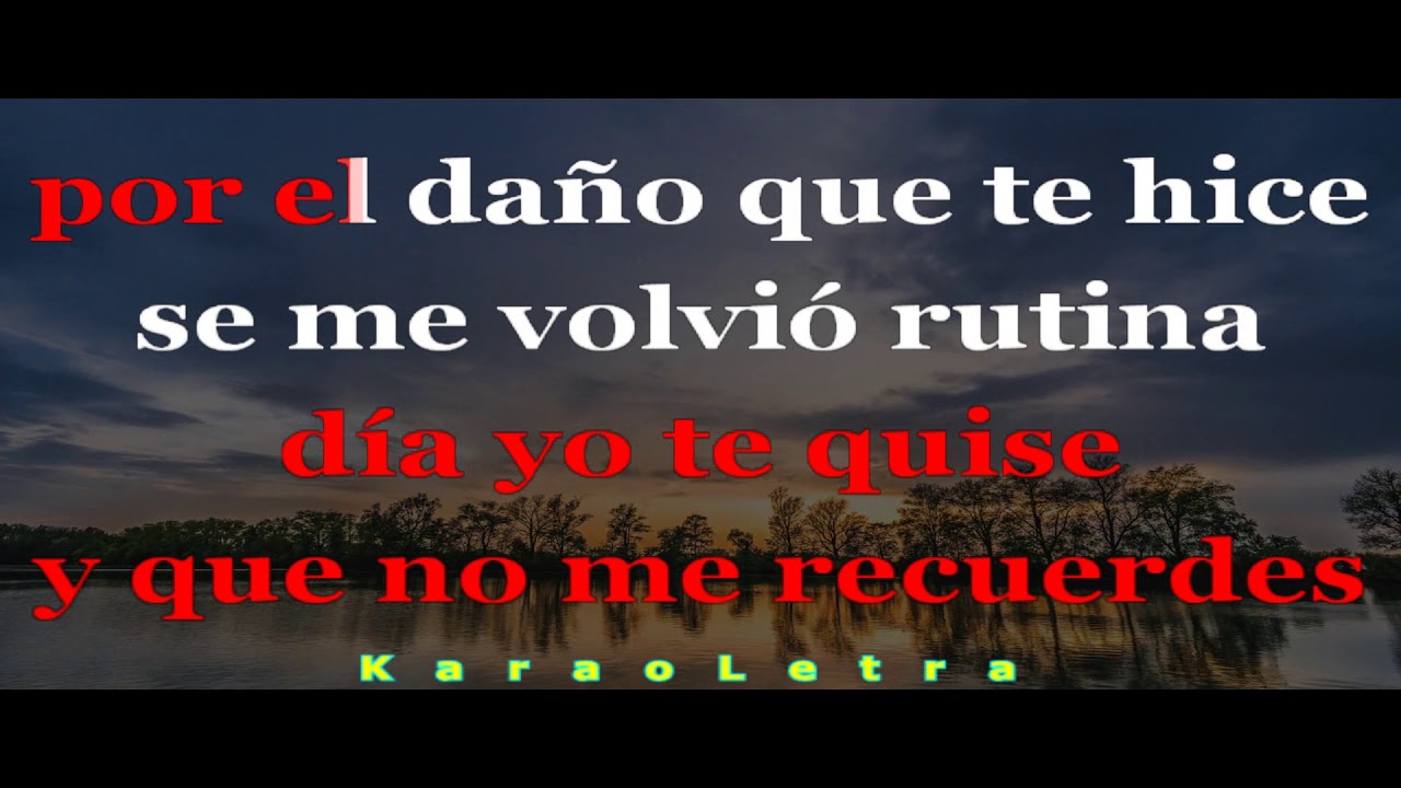 La Culpa - Jessi Uribe (Karaoke)