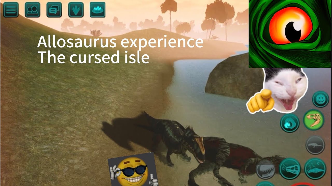 Allosaurus experience the cursed isle