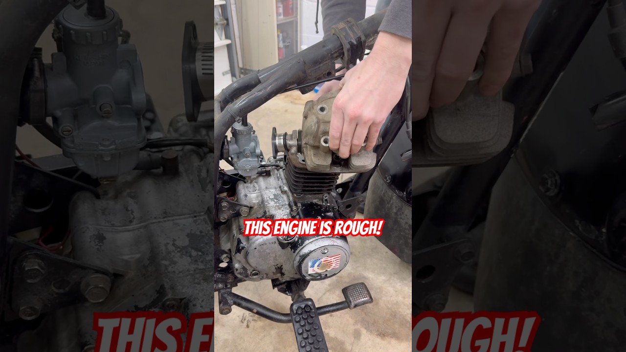 🔧 Top end removal on this 3 wheeler! 
