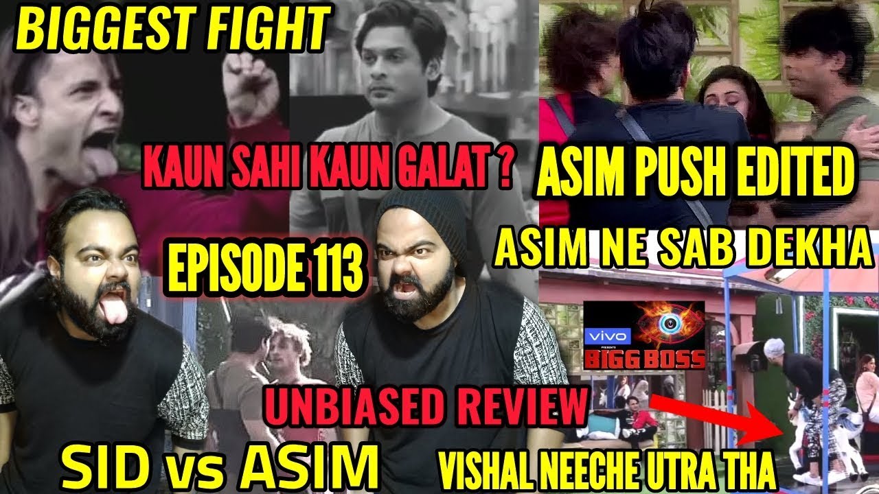 BIGG BOSS 13 | EPISODE 113 | 20 JAN | REVIEW | ASIM vs SHUKLA BIGGEST FIGHT | SIDNAAZ BREAKUP |
