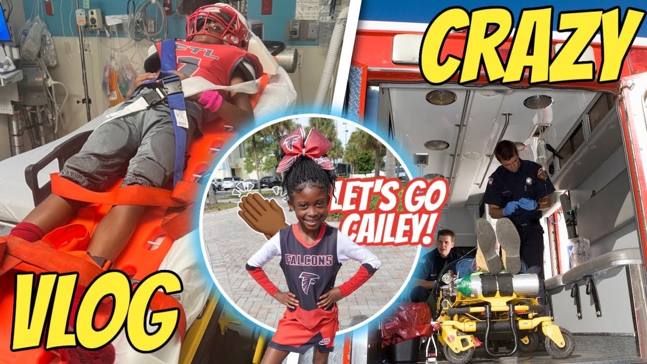 Crazy Vlog: Carter's Unexpected Injury & Cailey's Cheer Competition