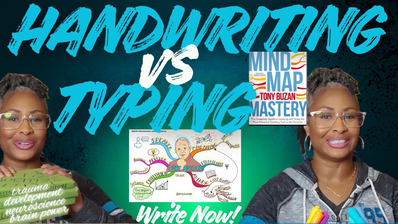 Note Taking✏️: Trauma Rehab, Brain Benefits, Journaling | 📕Book Review Mind Map by Tony Buzan