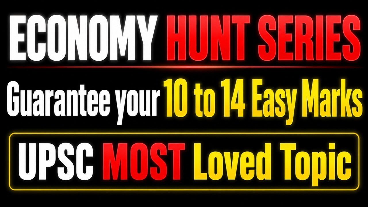 The *Final* Economic Topic You MUST Revise for Prelims 2026 #huntseries