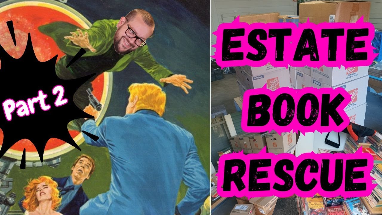 Massive book Rescue PART 2 | Free Vintage SF Book Haul
