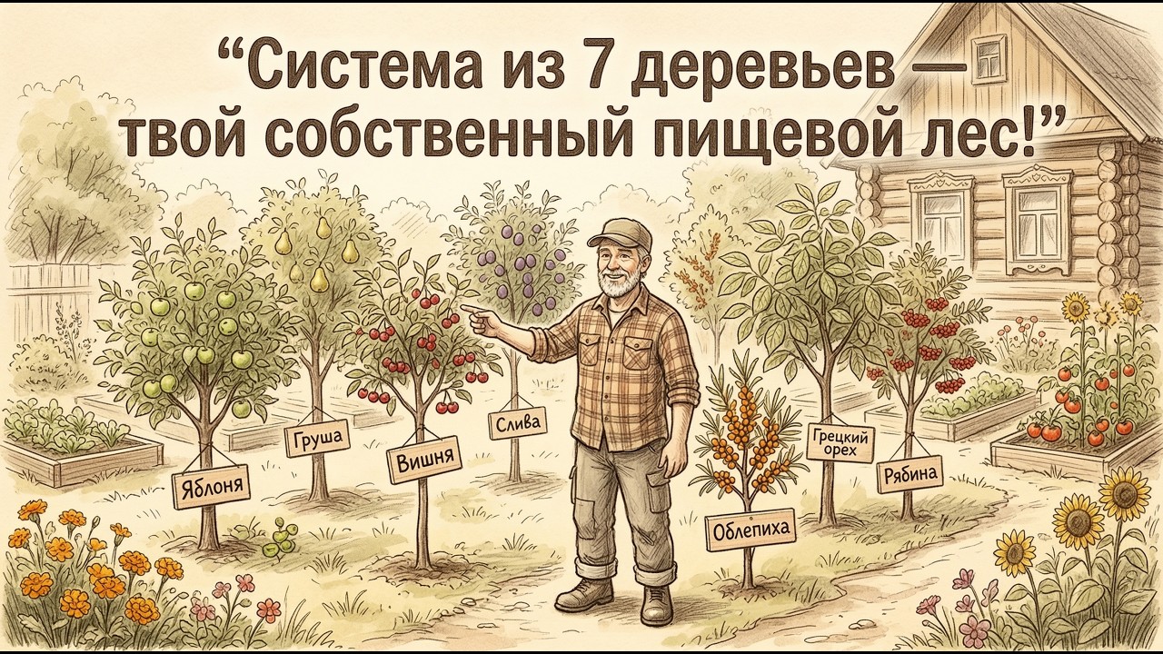 Система из 7 деревьев: простой способ получить богатый урожай