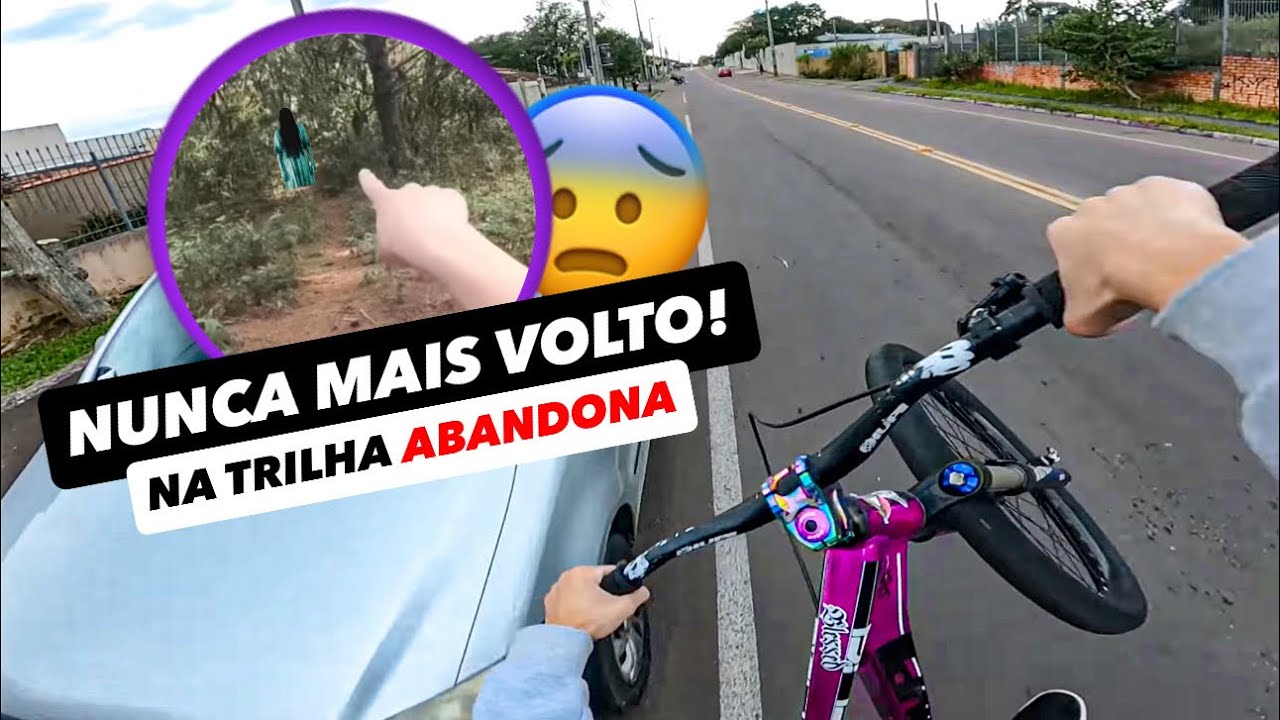 A ASSOMBRAÇÃO QUASE PEGOU A GENTE! (BIKE VLOG)