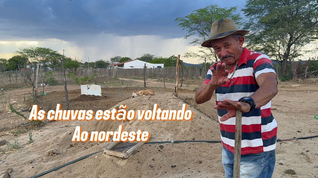 As chuvas estão voltando ao nordeste 