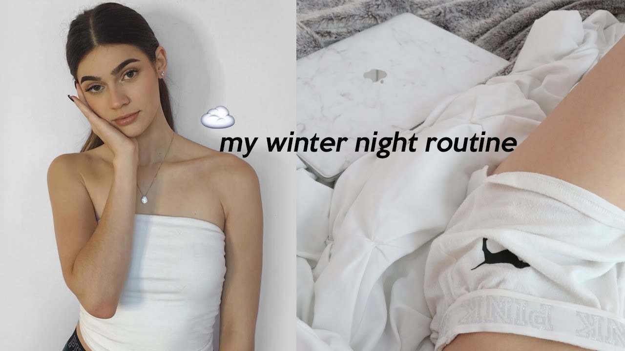 my winter night routine + skincare