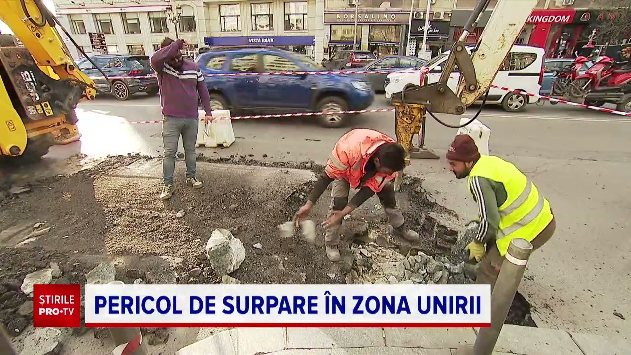Cât de mare este pericolul de la Piața Unirii, unde o bucată de beton riscă să se surpe