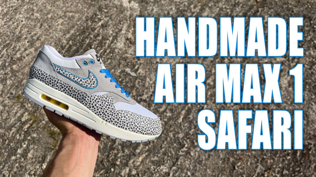 How To Make - Nike Air Max 1 Safari Blue