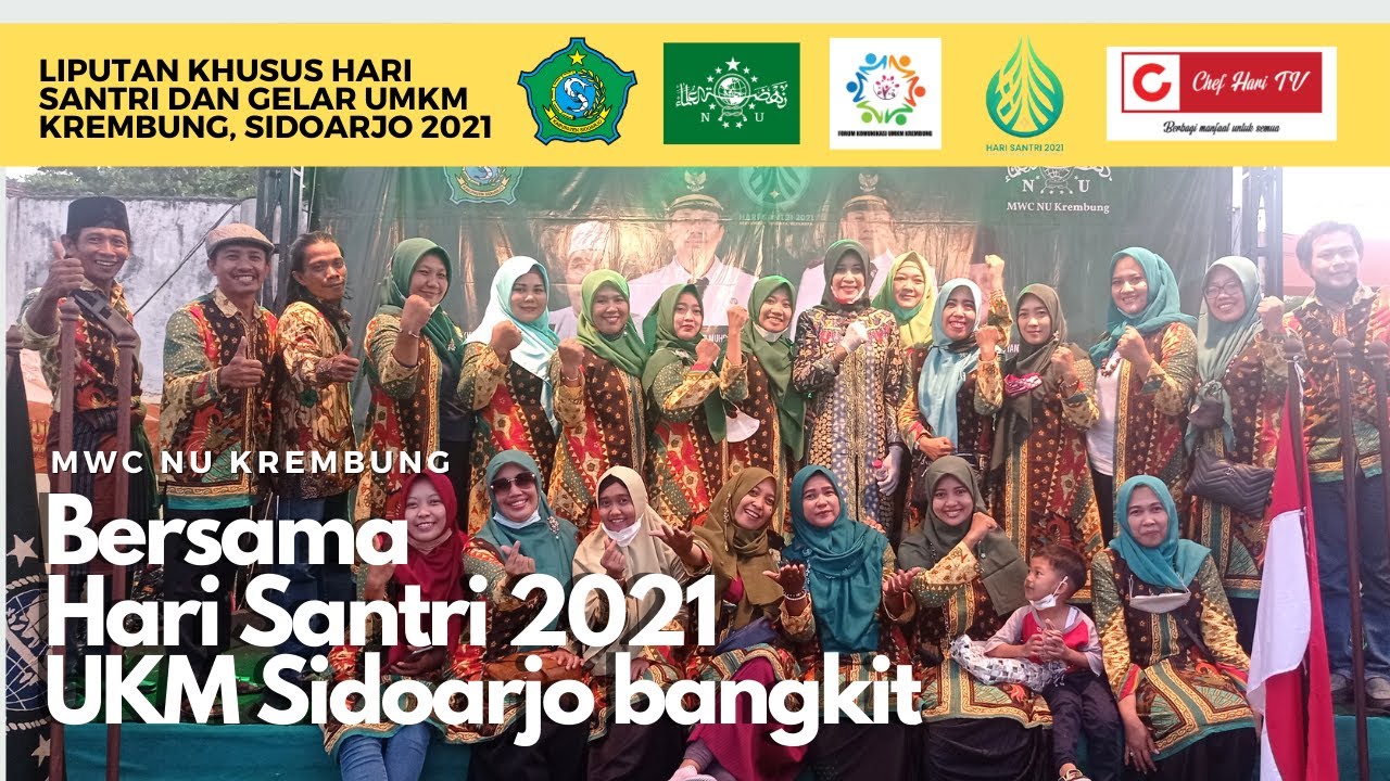 BERSAMA HARI SANTRI SIDOARJO 2021 | UKM BANGKIT EKONOMI NAIK | LIPUTAN KHUSUS - BY CHEF HARI TV