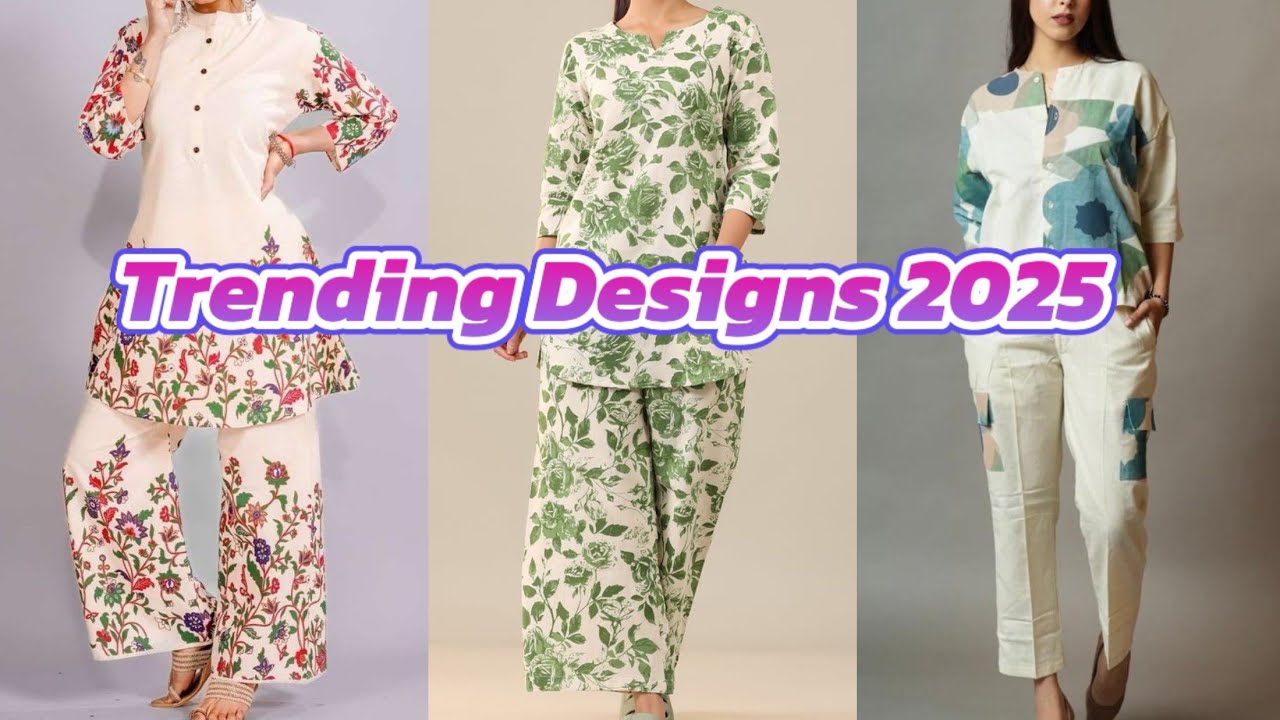 🤩Tranding co ord set dress design ideas/cord set suit design for woman/coat set