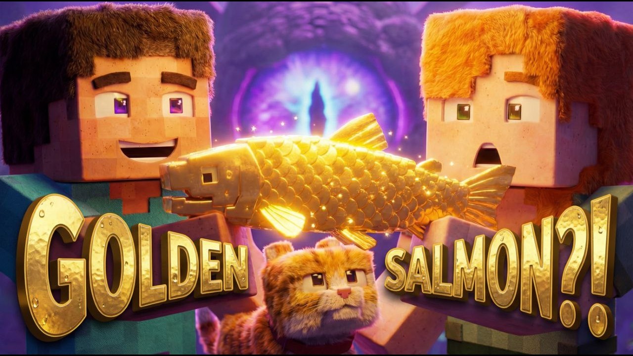 The Legend of the Golden Salmon (Minecraft Animation Movie)