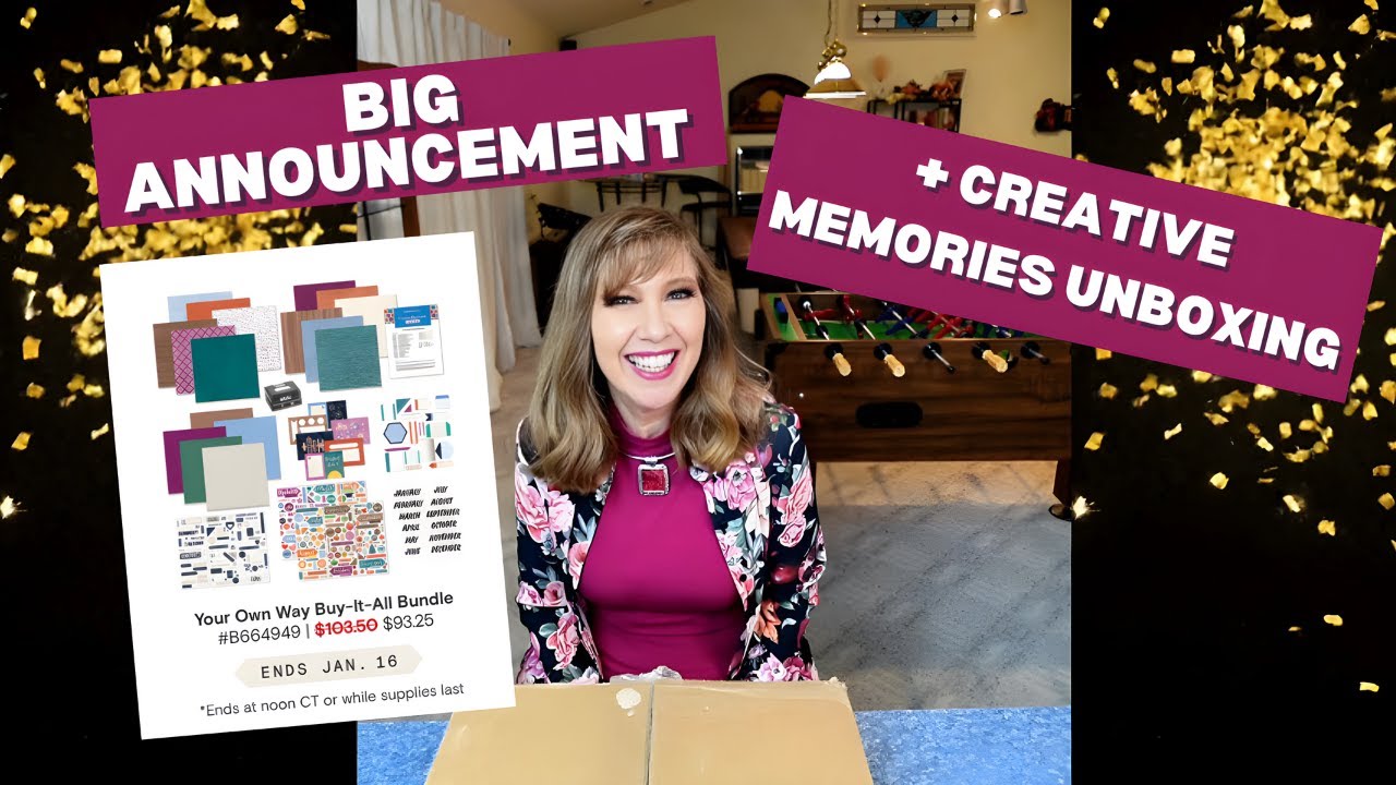 BIG ANNOUNCEMENT 🎉 I’m a Creative Memories Independent Advisor + the brand new 2026 Bundle Unboxing