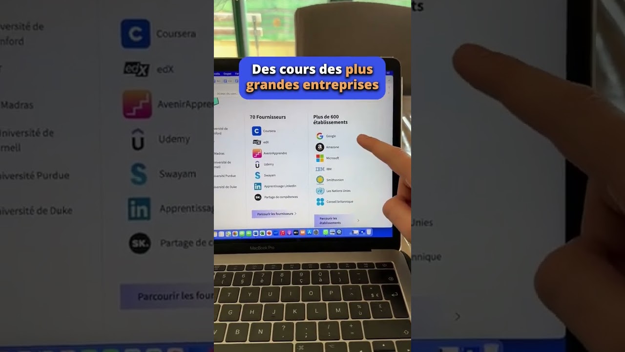 Acc&egrave;de aux meilleurs cours des meilleures &eacute;coles gratuitement 😱🚀#astuce #astuces