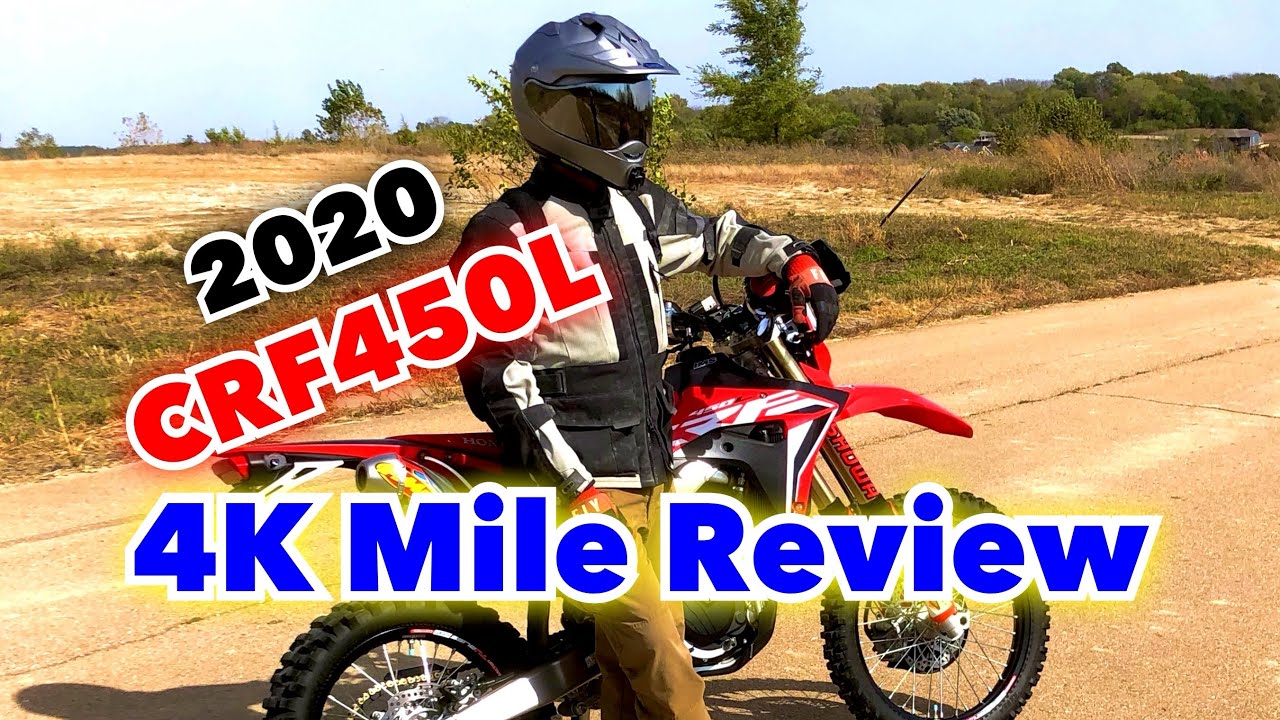 2020 Honda CRF450L 4000 Mile Review