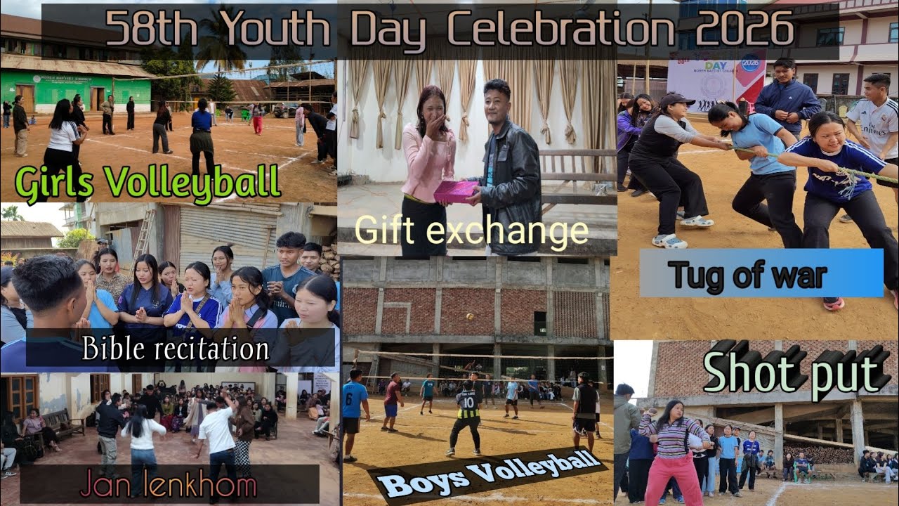 58th Channa Youth Day 2026 - Moreh Baptist Church , KBC No.15 | Date : Monday, 05 January 2026.