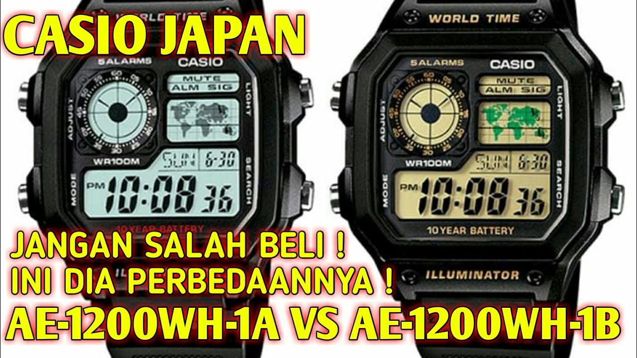 Jam tangan digital casio original japan