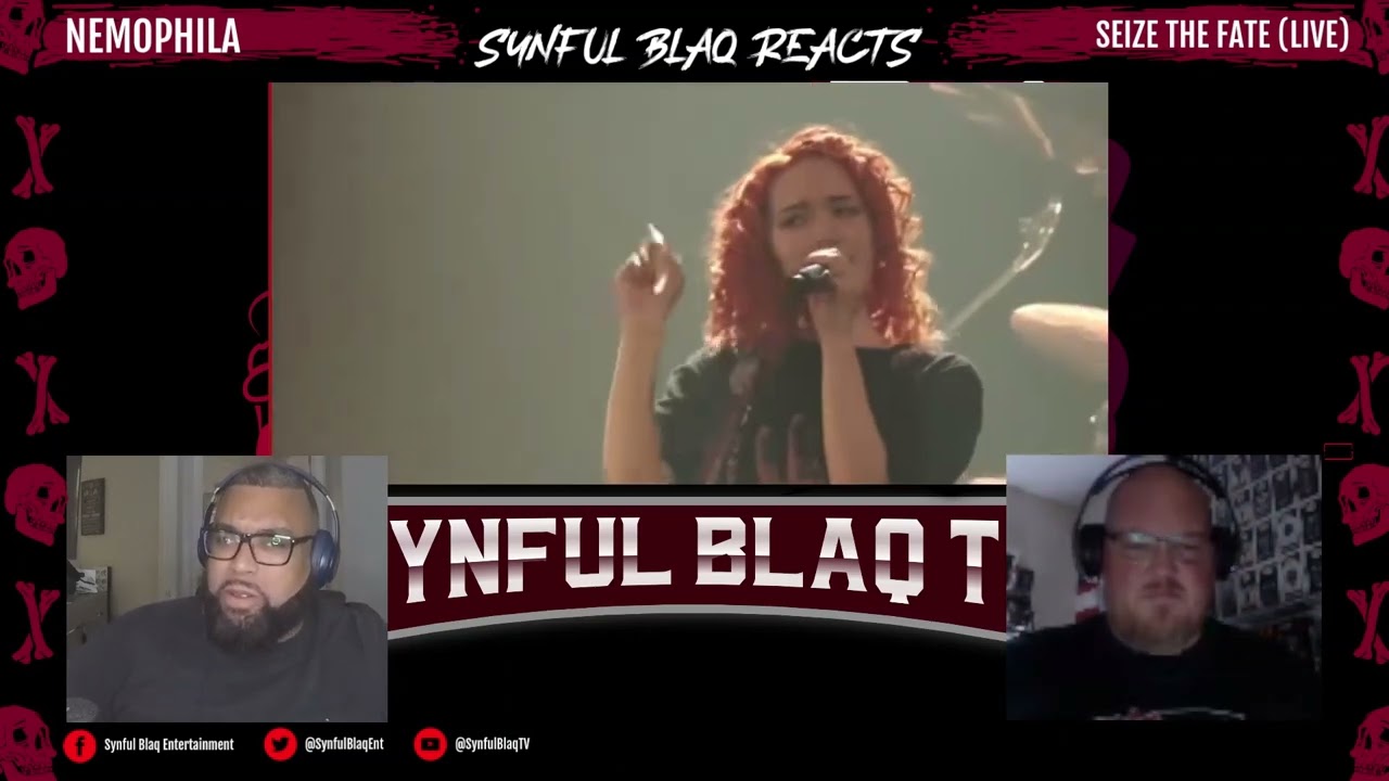 Seize your Destiny! Synful Blaq Reacts - NEMOPHILA - Seize the Fate (Live) *REACTION*