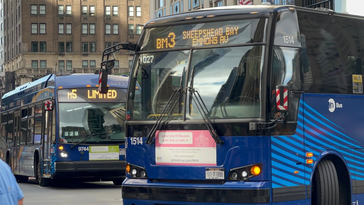 MTA Bus | P.M Rush Hour Action @ 5th Avenue & 57th Street