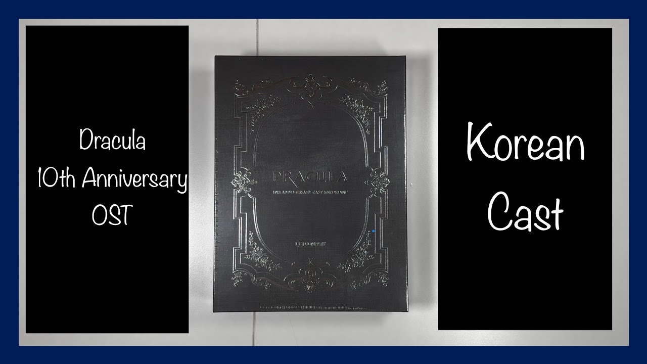 Unboxing: Dracula 10th Anniversary OST [Korean Cast Recording]