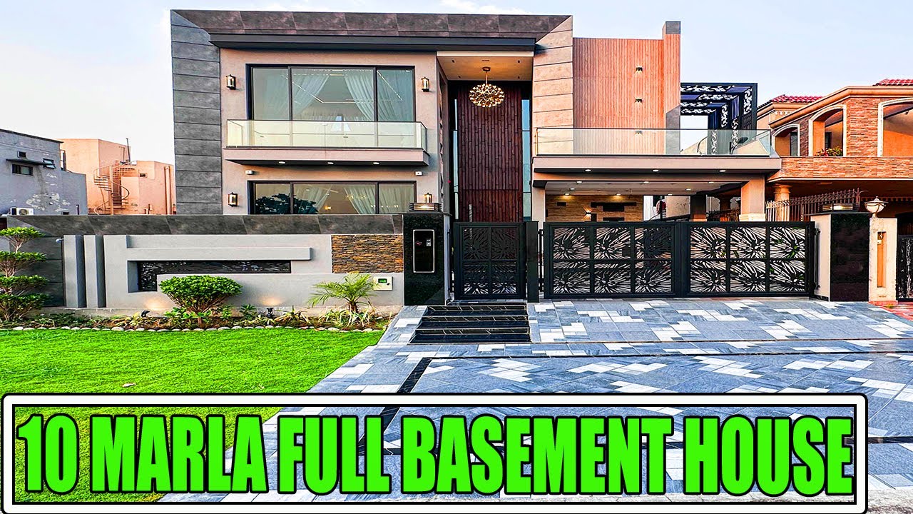 10 Marla 35'X65'Full Basement Modern Designer House for Sale in  Phase 6 DHA Lahore