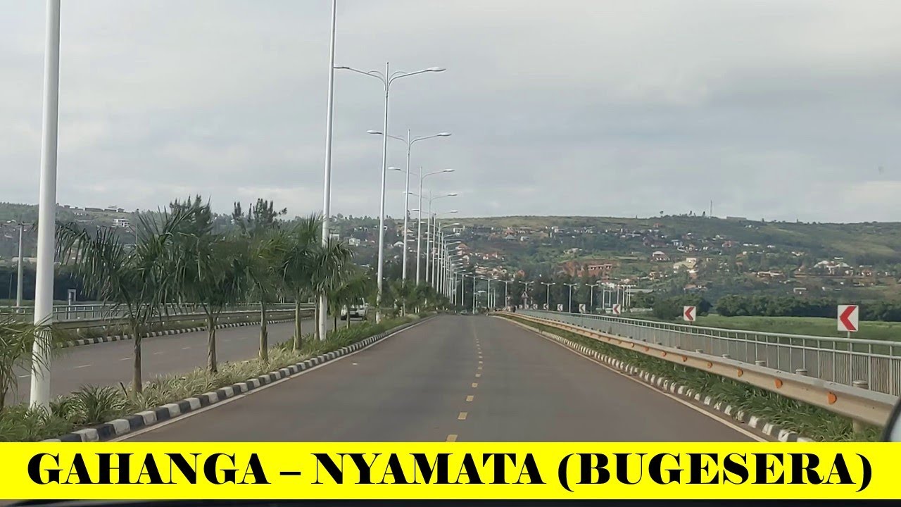 Drive in Clean road from Nyanza Kigali to Nyamata (Bugesera) in Rwanda South-East of the country