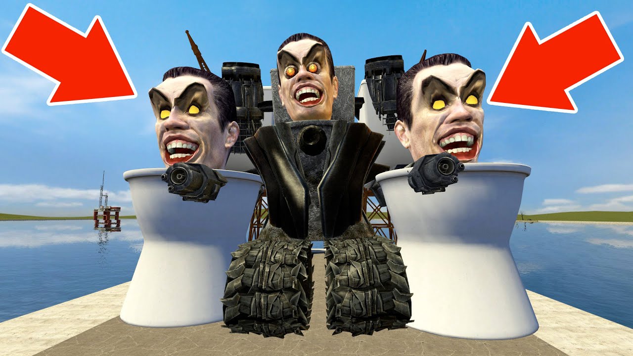Spartan Kicking All New Skibidi Toilets Memes in the Giant Water Pit #262 - Garry's Mod